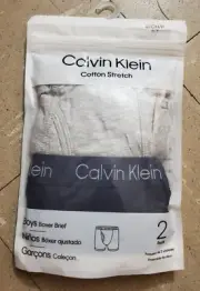 Calvin Klein Cotton Stretch Mixed Colors Boy's Boxer Briefs Size Small 6-7 New