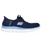 Skechers Ladies Slip-Ins Slippers Trainers Sneakers Sport Shoes Blue 150263
