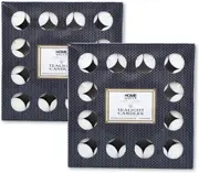 Home Master [100PCE] Unscented Tealight Candles, Long-Lasting and Versatile Candles