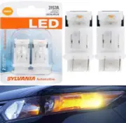 Sylvania LED Light 3157 Amber Orange Two Bulbs Head Light Cornering Turn Replace (for: Chrysler)