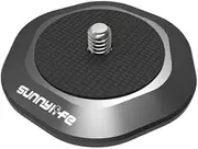 CamGo Sunnylife 1/4" Magnetic Base Mount for GoPro / Insta360 X5 X4 X3 GO3 Ace Pro 2 1 / Osmo Action 5 4 3 / Osmo Pocket 3 2
