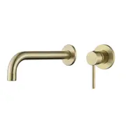 Decaura WELS Brushed Gold Basin Spout Mixer Tap on Bathroom Vessel Sink Vanity Faucet