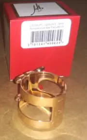 GENUINE BONADE L2255UPO INVERTED Gold Plated Tenor Saxophone Ligature