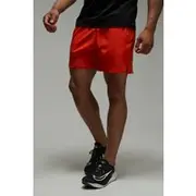 Mens Orange Man Active Neon Logo 5inch Short