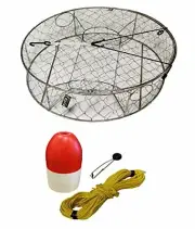 KUFA Stainless Steel Crab Trap with Zinc Anode & Accessories (CT100+FWP100+ZIN1)