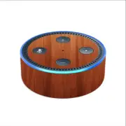 Skin Decal for Amazon Echo Dot 2 (2nd generation) / Smooth Maple Walnut Wood