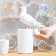 Pigeon Automatic Induction Foam Hand Washer - Funny Bird Soap Dispenser, Touchless and Foaming (White)