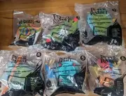 McDonald's Happy Meal Toys Peter Rabbit The Movie Complete Set of 6 Brand New