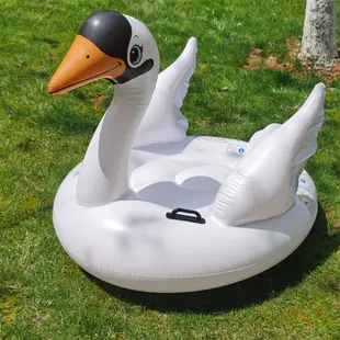 【居家寶盒】INTEX 小天鵝坐騎水上充氣坐騎 充氣浮排 水上坐騎充氣戲水玩具衝浪游泳裝備 (7.3折)