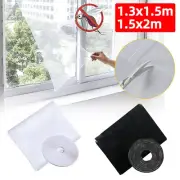 Window Screen Net Mesh Fly Insect White Black Bug Mosquito Moth Door Netting AU~