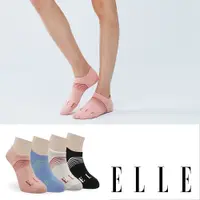 在飛比找蝦皮商城優惠-【ELLE】 漸層條紋隱形襪 襪子 少女襪 棉襪 短襪 休閒