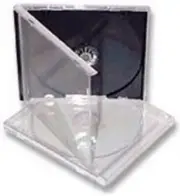 CD Jewel Case Common Standard Disc Storage Cover Protector Clear Pack of 10