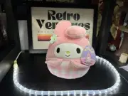 Squishmallow 2023 Hello Kitty Friend My Melody 10" Plush Pink New W Tags VG+