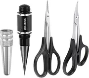 HobbyPark RC Body Reamer Curved Scissors & Straight Scissors RC Car Body Shell Lexan Plastic Trimming Tools Set (3-Pack)