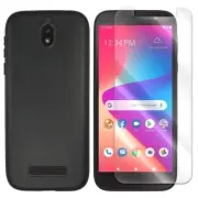 Easy to Install Screen Protector + Soft TPU Case f Tracfone Blu View 2 B131DL