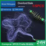 1/5PCS Sticky Fish Net High Carbon Steel Copper Shoal Cast Gill Feeder Fishing T