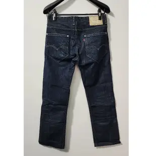 Levi's LEVIS 513 深藍 硬挺 修身 直筒 單寧 牛仔 長褲 墨西哥製