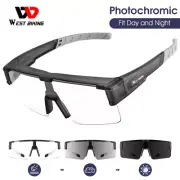 Cycling Transparent Photochromic Sports Sunglasses Myopic Glasses Fish Goggles