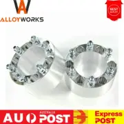 2PC 50mm 6-Stud Wheel Spacers Fit Toyota Land Cruiser Patrol Pajero Hilux Prado