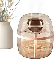 Room Humidifier for Bedroom, Large Capacity Transparent Baby Humidifier With Double Spray, Quiet Desk Diffusers Supplies, Travel Car Accessories, 2L Tank Humidity Sensor