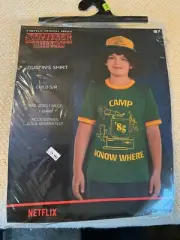 Stranger Things Dustin's Shirt Costume Child S/M