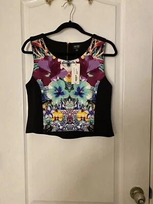 Nicole By Nicole Miller Enchanted Eden Top Size M