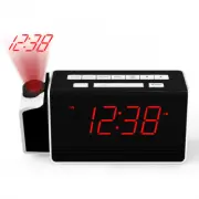 1.4" LED Digital Projector Projection Snooze Dual Alarm Clock FM Radio Timer USB