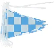 KITANDOVE Checkered Racing Flags for Sports Events Flag String Decoration for Racing Car Parties Birthday Celebrations and Themed Events Bunting for Lawn and Garden Decor