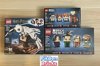 3 LEGO Harry Potter Limited Sets: Hedwig (75979), Harry… (40495), Prof… (40560)