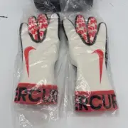 Nike GK Mercurial Touch Victory Soccer Gloves White/Orange DC1981-102 Size 6