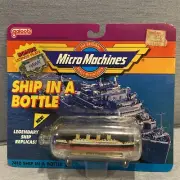 Micro Machines 1990 Ship in a Bottle #1 HMS Titanic