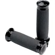 Performance Machine Black Contour Renthal Wrapped Grips for Electronic TBW