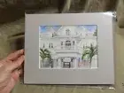 Key West Curry Mansion Inn Art Print by PJ Teller in 8x10" Mat Impressionistic