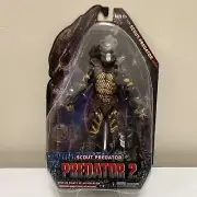 NECA SERIES6 PREDATOR REELTOYS SCOUT (Mask) Still On Card Never Opened.