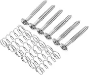 Yardwe 1 Set Tension Pickup Springs and Guitar Pickup Screws for Electric Guitar Installation Includes and Screws for Enhanced Performance and Versatile Use