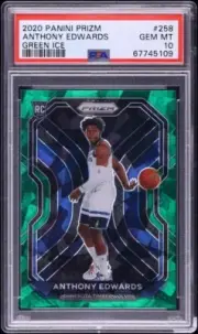 1 Anthony Edwards Card + 9 Panini Cards NBA HOT Pack w/ 5 Rookies! Mystery Fun!