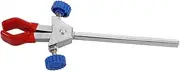 NOLITOY Swivel Clamp Prong Lab Clamp Grip Portable Lightweight Multi Purpose for Laboratory Use for Test Tube Holding Red