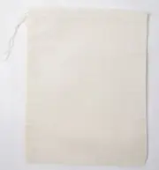 Made in the USA 6x8 inch (12x20cm) Muslin Drawstring Bags