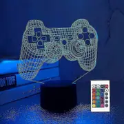 3d Gamepad Lamp Game Console Night Light 3d Illusion Lamp For Kids, 16 Colors Changing With Remote, Gaming Room Gamer Gift, Kids Bedroom Decor