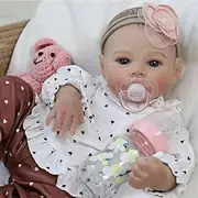 Lifelike Reborn Baby Dolls 19 Inch Full Silicone Baby Doll Real Looking Babies Realistic Newborn Baby Reborn Doll Life for Children