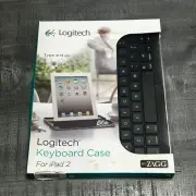 NEW Logitech 920-003402 Wireless Bluetooth Keyboard & Case by Zagg For iPad 2