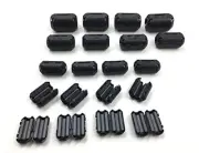 20 Pcs Snap on Ferrite Core Cord Ring RFI EMI Noise Filter Suppressor Cable ...