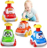 ALASOU Animal Car Toys for 1 2 Year Old Boy|Baby Toys 12-18 Months|1 2 Year Old Boy Birthday Gifts for Infant Kids|Cars for Toddlers 1-3