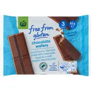 Woolworths Free From Gluten Choc Coated Wafer 63g