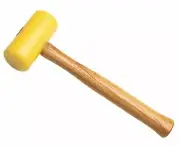 6 Oz 1-1/2" Size 2 Yellow Plastic Mallet Jewelry Making Metal Forming Hammer