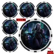 Drow Tile Miniatures (5) - For Table Top RPG's Like D&D/Pathfinder