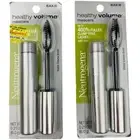 2 PACK NEUTROGENA HEALTHY VOLUME MASCARA 400% FULLER,CLUMP FREE LASHES 02 BLACK