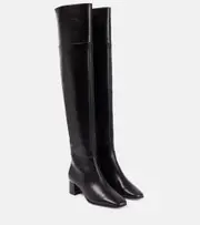 [Jimmy Choo] Jimmy Choo Loren 45 leather over-the-knee boots AU 4.5 black