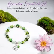 Herteas Essentials Lava Stone Aromatherpy Bracelet Jade Designer Signature