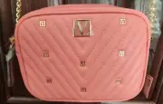 NWT Victoria's Secret The Victoria Top-Zip Crossbody Shoulder Bag Peach Color